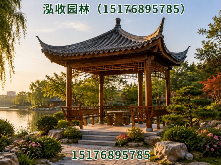 四平塑木地板展示图